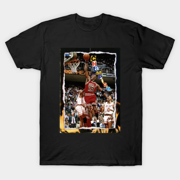 Vintage Michael Jordan (Champion Edition) T-Shirt by gtr